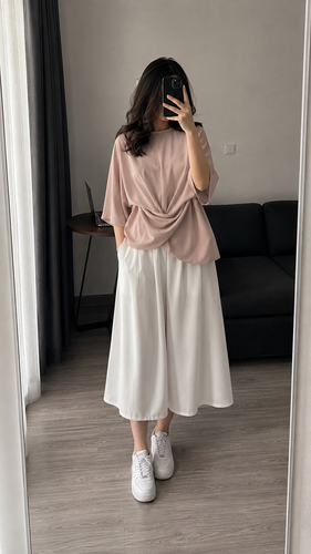 شومیز گره ای کمر کیپ مدل کیمونو