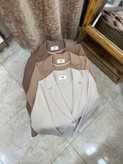 کت بیسیک کرپ مدل پشت دکمه